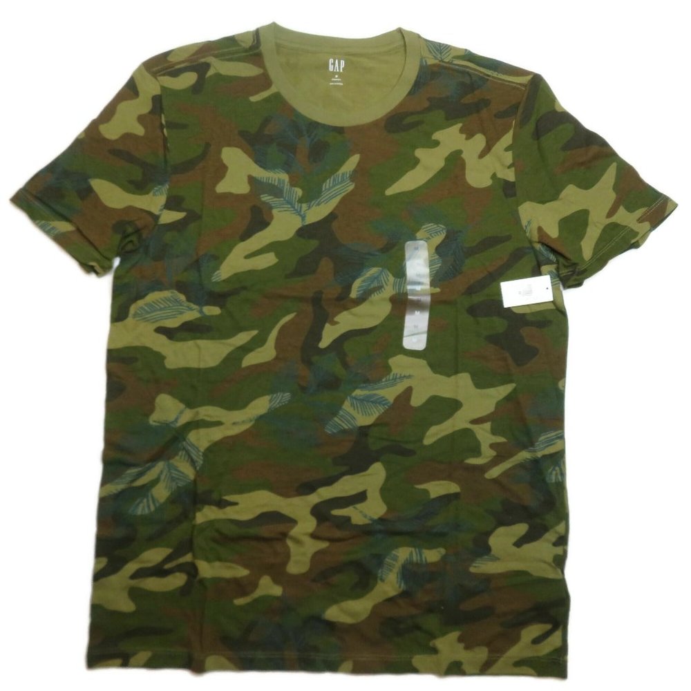 GAP Everyday Camouflage T-Shirt Camo Mens M or L or XL - Picture 1 of 16